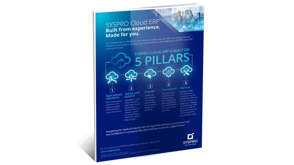 5 Pillars of SYSPRO Cloud ERP - ERP Software