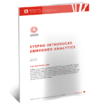 Nucleus Research Report - SYSPRO Introduces Embedded Analytics - SYSPRO ERP SYSTEM